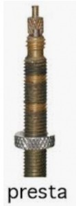 Standard PRESTA Valve Bicycle Tube
